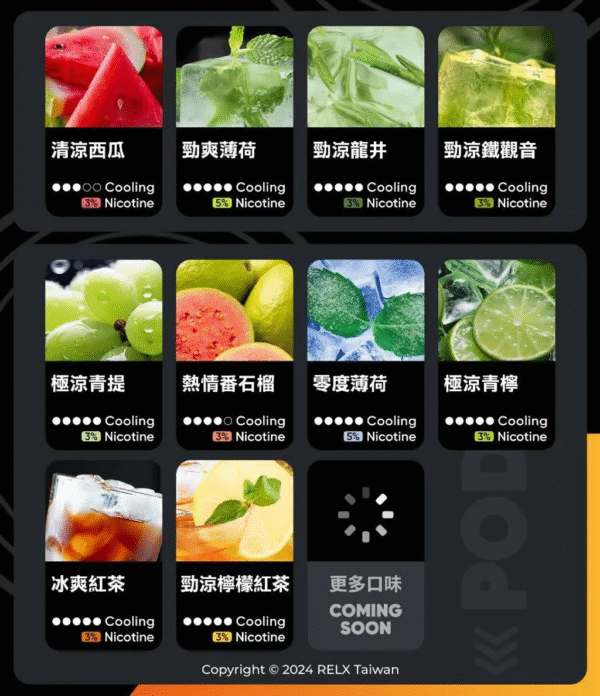 微信图片_20241102093251.png RELX悅刻六代煙彈3顆入 / 不通用一代 / 就是這5%薄荷完整了我靈魂/